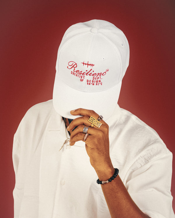 White Flare Cap